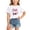 P915 White, variant on Tfken Girls Soft Comfy Tops Holiday Daily Wear Short Sleeve Tees Tshirts Graphic Print T-Shirts Fashion Toddler Classic Clothes Size 2-4 Years