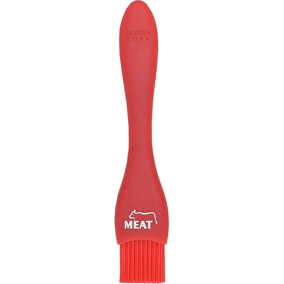 The Kosher Cook, 9 Inch Basting and Pastry Brush - Red
