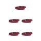 thumbnail image 3 of Cinturón Jumpingount de mujer Verano Doble capa color sólido Casual Rojo 5piezas, 3 of 6