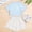 Light Blue, variant on Girl Outfits Solid Color Short Sleeve Crew Neck Top With Elastic Waist Shorts 2 Pcs Girls' Clothing Sets Sky Blue Size 4-5 Y