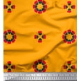 thumbnail image 1 of Soimoi Georgette Viscose Fabric Artistic Flower Printed Fabric 1 Yard 42 Inch Wide, 1 of 1