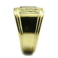 thumbnail image 4 of Anillo Color Oro Para Hombres de Acero Inoxidable del Oeste, 4 of 4