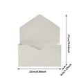 thumbnail image 3 of Autumn Letter Envelope Flower Box - Colorful DIY Floral Bouquet Box, Perfect For Christmas Surprises, Dating Gifts And Birthday Presents, Ideal For Home Florist DIY Projects, 8.66*1.57*10.63in, White, 3 of 8