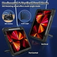 thumbnail image 2 of Iokmax for iPad Air 5th 4th Generation Case (2022 2020) 10.9 inch & iPad Pro 11 Case 4th/3rd/2nd/1st Gen[Screen Protector, Pen Holder,15ft Drop Protection]with 360 Stand Hand Strap for Kids Women Man, 2 of 6