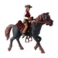 thumbnail image 1 of Simulation Horse Animals Farm Pretend Model Collection Educational Toy Accessories Multicolor Decoration House Model Playset for Study Kids Caballo oscuro CUTICAT Juego de simulación, 1 of 8