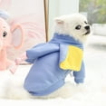 thumbnail image 5 of BT Bear Pet Clothes, Dogs Hooded Sweatshirt Fruit Warm Coat Sweater Cold Weather Costume for Puppy Small Medium Large Dog Blue Elephant XL, 5 of 5