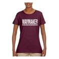 thumbnail image 2 of Wild Bobby Waymaker Inspirational/Christian Women Graphic Tee, Maroon, Large, 2 of 5