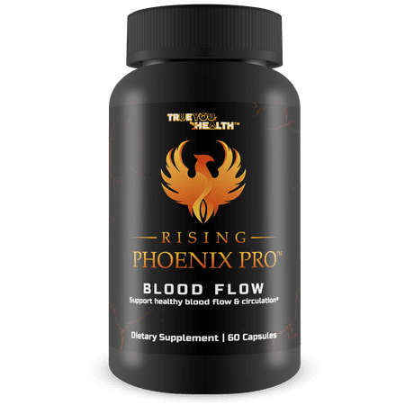 Rising Phoenix Pro Blood Flow - L-Arginine Blood Circulation Supplement - Our Best Circulation Supplement Pro Rising Phoenix Male Pill for Healthy Circulation - Our Best Blood Flow Supplement for Men