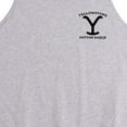 thumbnail image 2 of Yellowstone - Stone Duttonbravado Left Chest - Men's Jersey Tank Top, 2 of 5