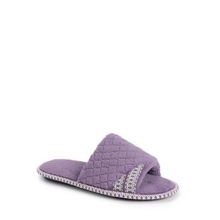 

MUK LUKS Women s Sally Open Toe Scuff Slipper