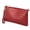 Red, variant on Women's Genuine Leather Crossbody Clutch - Small Convertible Wristlet Handbag with Adjustable Strap, 4 Colors