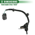 thumbnail image 4 of Sensor de Temperatura del Aceite de Transmisión Automática Unique Bargains para Acura MDX 2007-2015 Plástico Negro, 4 of 7