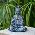thumbnail image 2 of Tupukom Outdoor Garden Statues with Solar Lights Figurines Lawn Ornaments Garden Decoration Gardening Gifts for Women Housewarming Gifts, Summer, 2 of 7