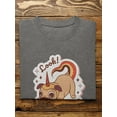 thumbnail image 3 of Look! I'm A Unicorn. Pug T-Shirt Women -Smartprints Designs, Female x-Large, 3 of 4