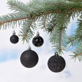 thumbnail image 4 of Christmas Tree Balls Set In 10 Christmas Colors - 100 Black Christmas Balls Made Of Plastic - Black- Christmas Tree Decorations & Christmas Tree Decorations, 4 of 4