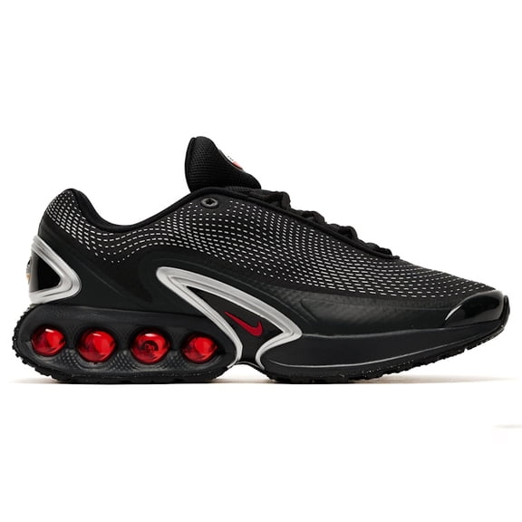 Nike Men's Air Max Dn Black Metallic Silver Red Running Shoes, from StockX