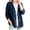 Dark Blue, variant on Denim 3/4 Sleeve Cardigans for Women Fashionable Vintage Long Sleeved V-neck Open Front Button-up Cardigan