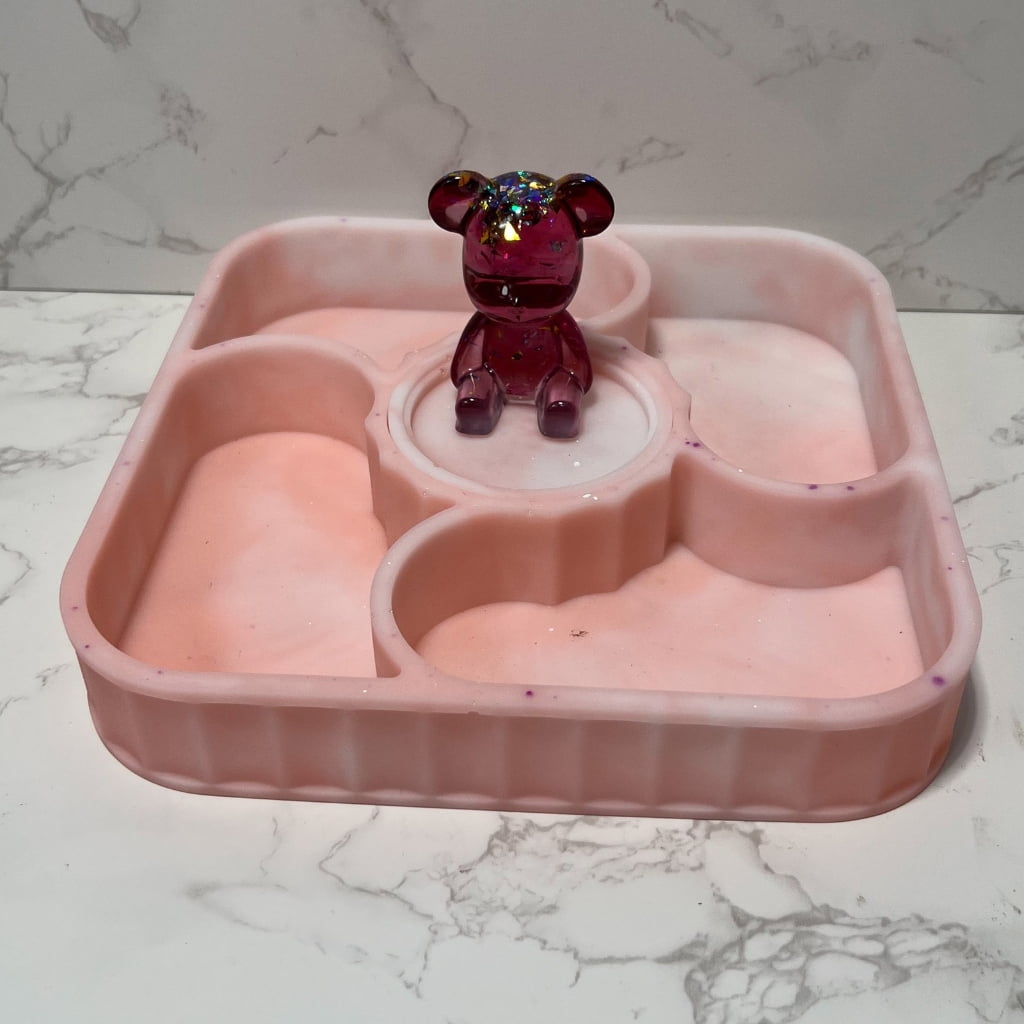 BQBQERT Stylish Silicone Mold Fruit Trays Resin Fruit Storage Box Silicone Suitable for Projects