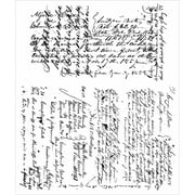 Tim Holtz Cling Stamps 7"X8.5"-Ledger Script