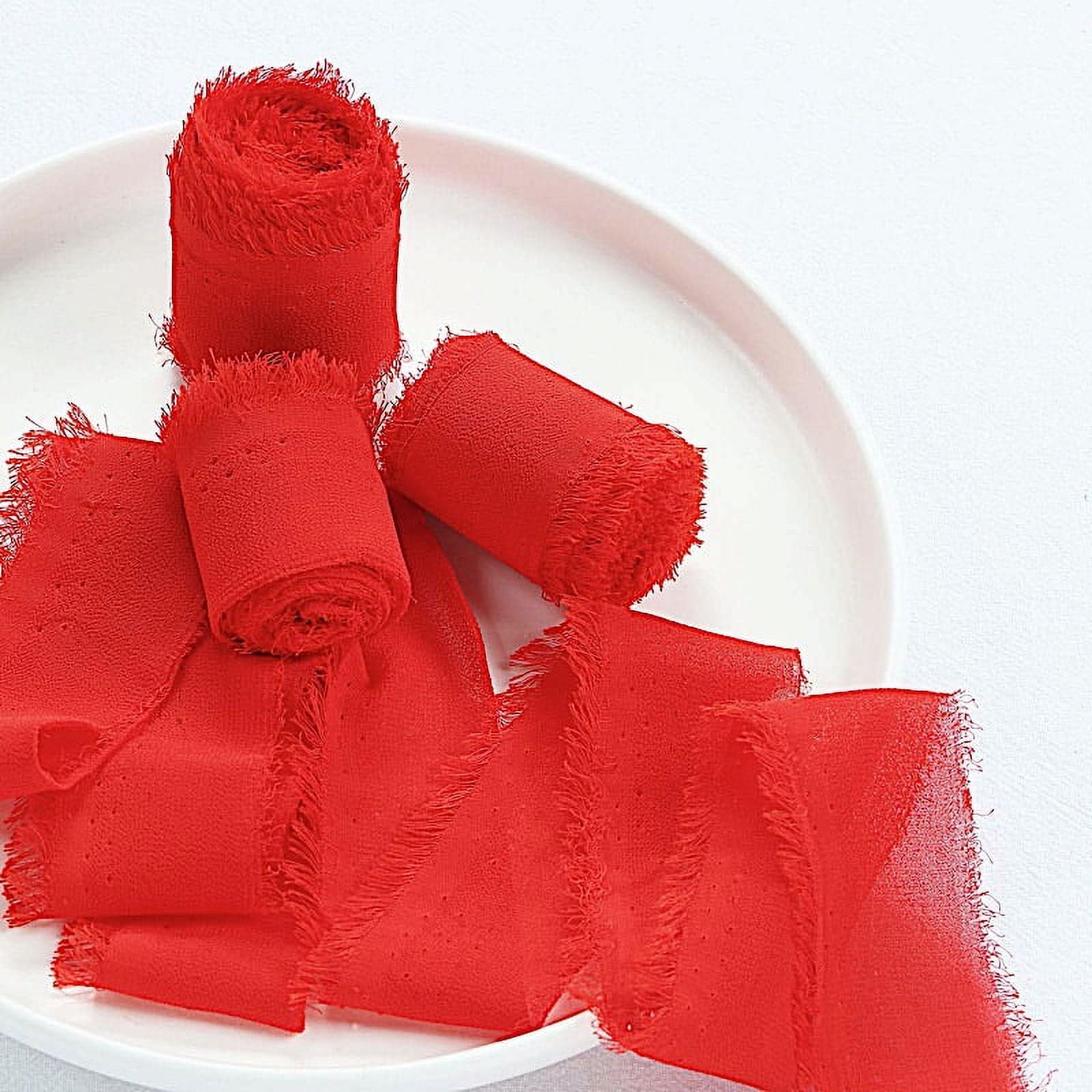 Hesroicy 1 Roll Snow Gauze Belt DIY Crafts Nylon Chiffon Packaging Balloon  Ribbon Festival Supplies 
