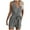 Gray, variant on OGLCCG Women's Casual Summer Short Rompers Sleeveless V Neck Button Down Tank Jumpsuit Comfy Belted One Piece Shorts with Pockets