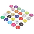 thumbnail image 1 of Numbered Tag Beekeeping Accessory 26PCS Beehive Numbered Tag Marker With Hole Round Beehive Label Beekeeping Accessory For Garden26 Color, 1 of 8