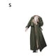 thumbnail image 4 of Guardurnaity Abrigo de poliéster para mujer, abrigo de viento de repuesto para invierno y otoño, abrigo informal de manga larga a prueba de viento Abrigos y chamarras S, 4 of 6