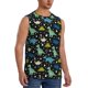 thumbnail image 2 of Fotbe Dinosaur Men's Camiseta sin Mangas Estampada para Hombres, Playera Casual para Gimnasio, Entrenamiento, Playa-Medium, 2 of 7