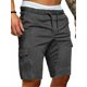 thumbnail image 1 of Pantalones Cortos De Gimnasia Para Hombres, Pantalones Cortos De Color Puro De Estiramiento Flaco Diario Nituyy GL714-NZ15272E4, 1 of 7