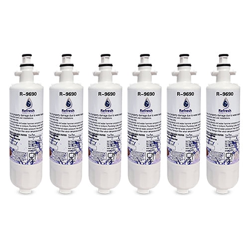 Replacement For LG LFXC24726S Refrigerator Water Filter by Refresh 
