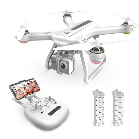 Holy Stone HS700 FPV Drone 1080p HD Camera Live Video GPS Return Home, RC Quadcopter Adults Beginners Brushless Motor, Follow Me, 5G WiFi Transmission, 2 Batteries