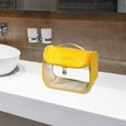 thumbnail image 3 of Travel Toiletry Bag, Make up Organizer, Cosmetic Organizer, Large Opening, Multifunctional Clear Makeup Bags for Traveling Travel Essentials Yellow, 3 of 6