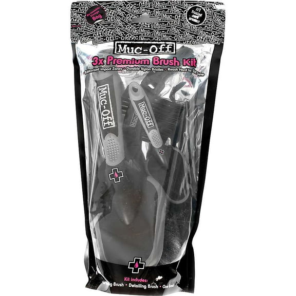 Muc-Off Five Brush Set For Bicycle and Component Cleaning Durable and Soft