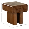 thumbnail image 3 of Safvaieh Couture Torricelli Modern Wood Nightstand, Medium Oak, 3 of 14
