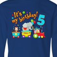 thumbnail image 4 of Inktastic Its my Birthday- circus train 5th Birthday Long Sleeve Youth T-Shirt, 4 of 5