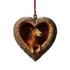 thumbnail image 2 of Adornos navideños, adornos navideños, regalos navideños, colgante acrílico con forma de corazón., 2 of 7