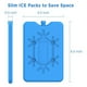 thumbnail image 5 of Paquetes Hielo para Lonchera, Paquetes Ultrafinos Reutilizables para Congelador, Paquetes Fríos Larga Duración para Refrigeradores, Mantienen Los Alimentos Frescos, Paquete de 16, 5 of 7