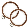 thumbnail image 4 of HEATSHAKING 2Pcs Imitated Wood Embroidery Hoop for Christmas Ornaments and Wall Art, 4 of 8