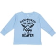 thumbnail image 3 of Inktastic Handpicked for Earth By My Poppy in Heaven with Angel Wings` Boys or Girls Long Sleeve Toddler T-Shirt, 3 of 5