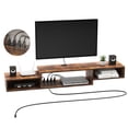 thumbnail image 2 of Mueble De Television 59 De Pared Flotante Con 4 Conexiones, 2 of 5