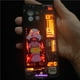 thumbnail image 1 of Funda de teléfono con botón de encendido y apagado para IPhone, carcasa bonita con Flash Led para IPhone 14, 13, 12, 11 Pro, X, XS, Max, XR, 7, 8 Plus, SE, dibujos animados luminosos, Jujutsu Kaisen Fivean unisex, 1 of 2