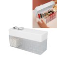 thumbnail image 4 of Soporte para pintalabios 19 espacios organizador de pintalabios transparente exhibición de almacenamiento de cosméticos con ranuras decoración de perlas caja de ANGGREK Otros, 4 of 8