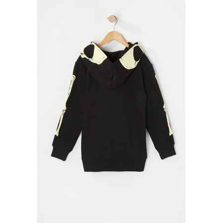 boys skeleton peeper hoodie youth urban graphic