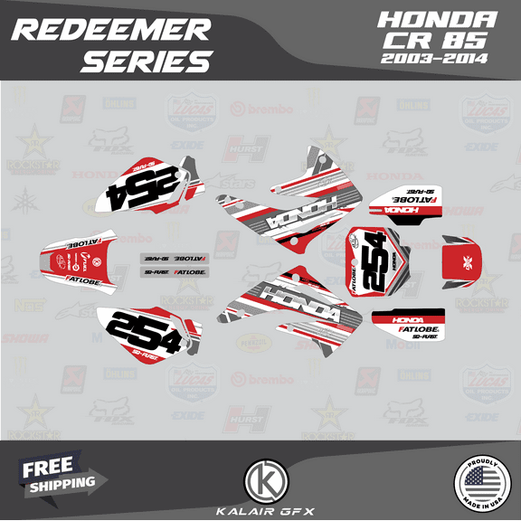 Kalair GFX Graphics Kit for Honda CR85 (2003-2014) Redeemer Series