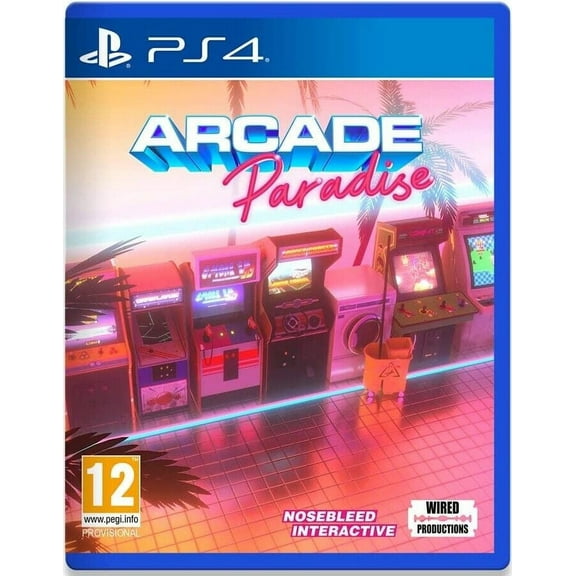 Arcade Paradise (Playstation 4 - PS4) 90's Retro Arcade Game and Light Management SIM Combo!