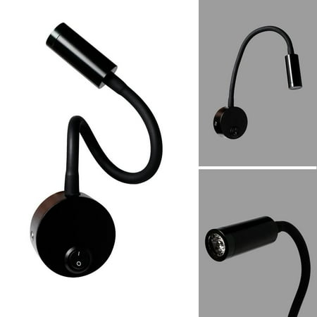 3w Led Wall Lamp Flexible Mounted Night Reading Light For Bedroomfashion Canada - Wall Mounted Reading Light Canada 3w Led Wall Lamp Flexible Mounted Night Reading Light For Bedroomfashion Canada - Wall Mounted Reading Light Canada