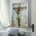 thumbnail image 3 of Jesus Christ Persecution Wall Art Jesus Crucified Canvas Print Poster Bible Abstract Art Posters Art Print Wall Photo Paint Poster Hanging Picture Family Bedroom Decor Gift 24x36inch(60x90cm), 3 of 6
