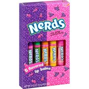 Lotta Luv Beauty Nerds Flavored Lip Balms, 0.12 oz, 5 count
