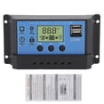 thumbnail image 2 of Controlador de Carga Solar 12V 24V Controlador de Descarga de Carga Solar Pwm Pantalla LCD Regulador de Salida USB Dual Para El Hogar Industrial Coche, 2 of 7