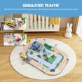 thumbnail image 3 of Train Set for Toddlers 18 Months+ Wooden Train Set Toys for Toddler, 108 Pcs Wooden Children Train Toy for Enhancing Hand-eye Coordination, Children Kindergarten Wooden Train Toys, 3 of 8